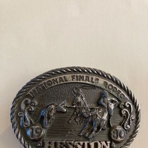 1980 NFR belt buckle